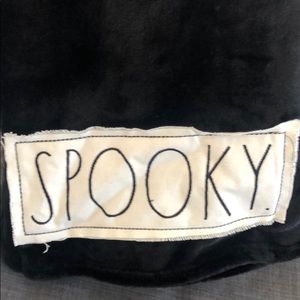 Rae Dunn Spooky throw blanket with hanger
